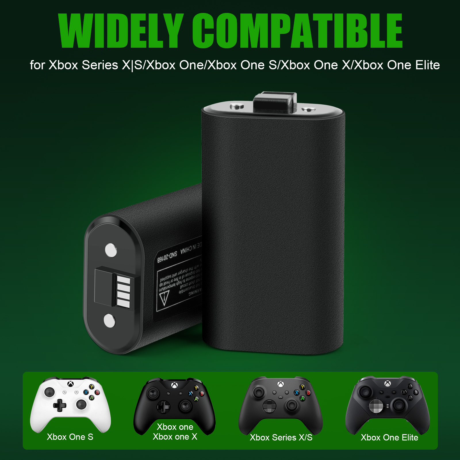 Replacement Controller & Rechargeable Battery Charger For XBOX/XBOX ONE