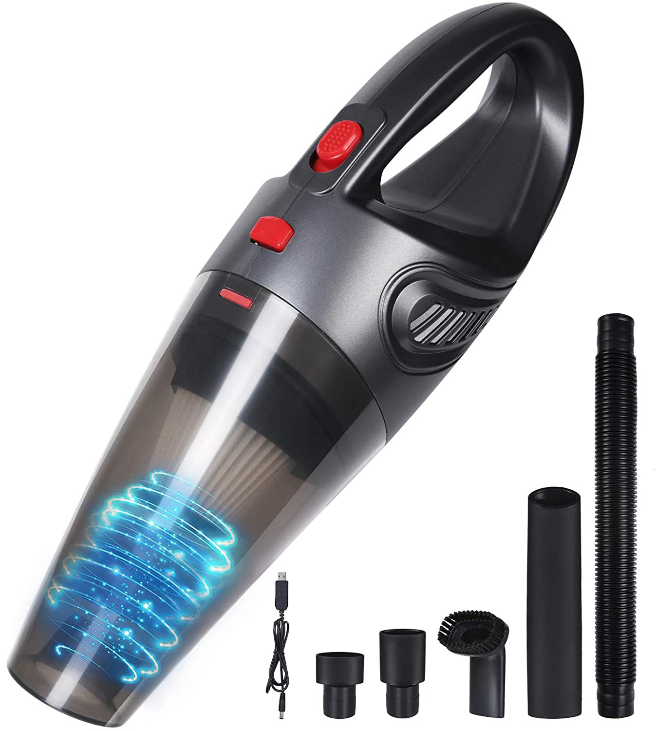 Powerful Car Vacuum Cleaner Wet/Dry Cordless Strong Suction Handheld